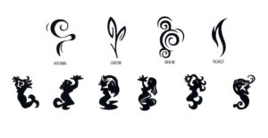 Starbucks Early Visual Brand Language - Public Domain image from Wikipedia